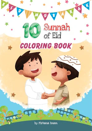 10 Sunnah of Eid Colouring Book